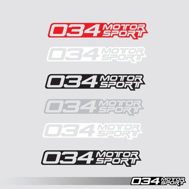 034Motorsport - 034-A04-0008-8 - 034Motorsport Decal Die Cut 8"