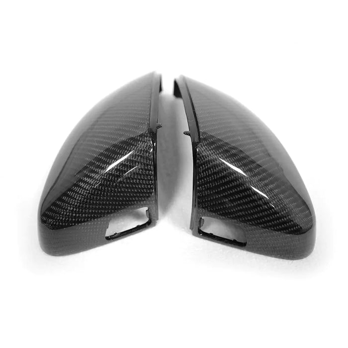 Genuine Carbon Fibre Replacement Mirror Covers Audi A3/S3/RS3 8V/8V.5 (Lane Assist)