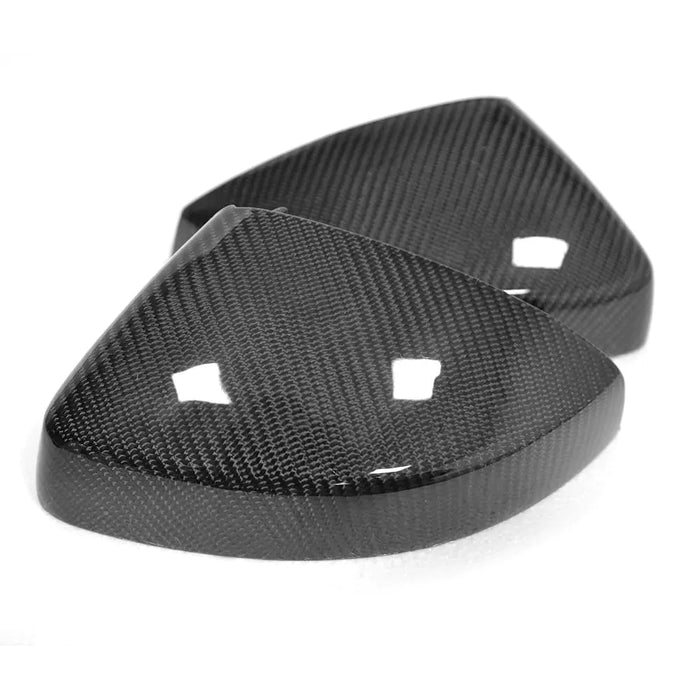 Genuine Carbon Fibre Replacement Mirror Covers Audi A3/S3/RS3 8V/8V.5 (Lane Assist)