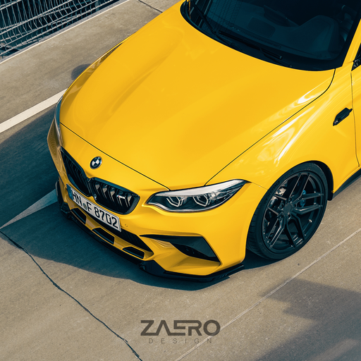 Zaero Design - EVO-S Front Lip/Splitter for BMW M2 F87 (LCI) 2018+