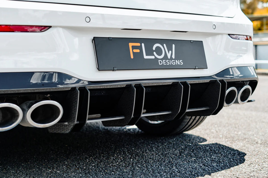 Flow Design VW MK8 Golf R Flow-Lock Rear Diffuser