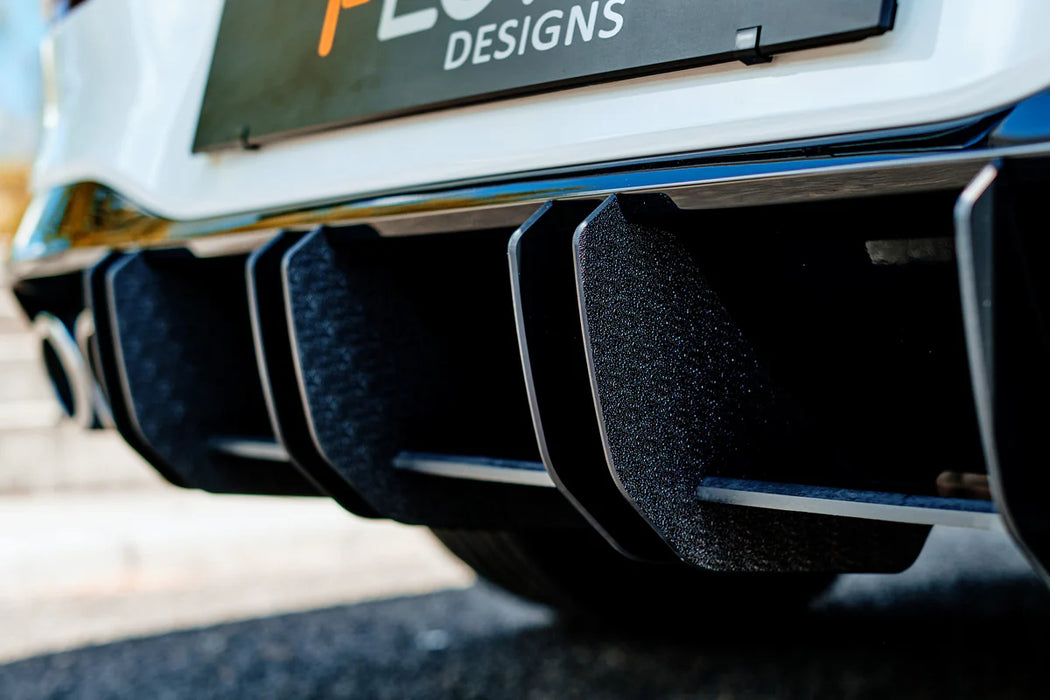 Flow Design VW MK8 Golf R Flow-Lock Rear Diffuser