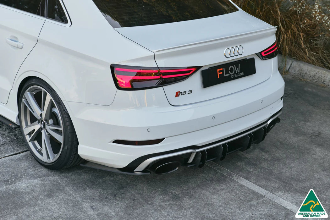 Flow Design RS3 8V Sedan Facelift Rear Spats (Pair)