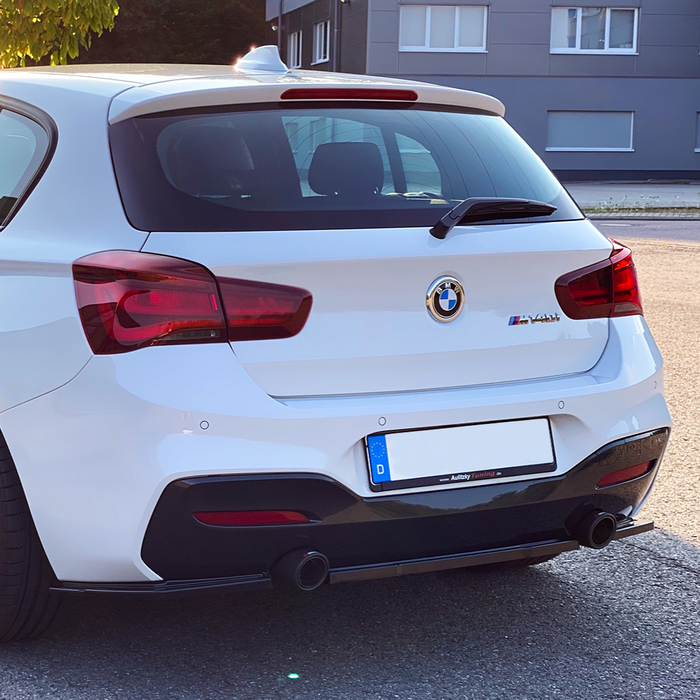 EVO-1 Rear Diffuser & Rear Splitters for BMW 1 Series F20 (LCI) 2016-2019