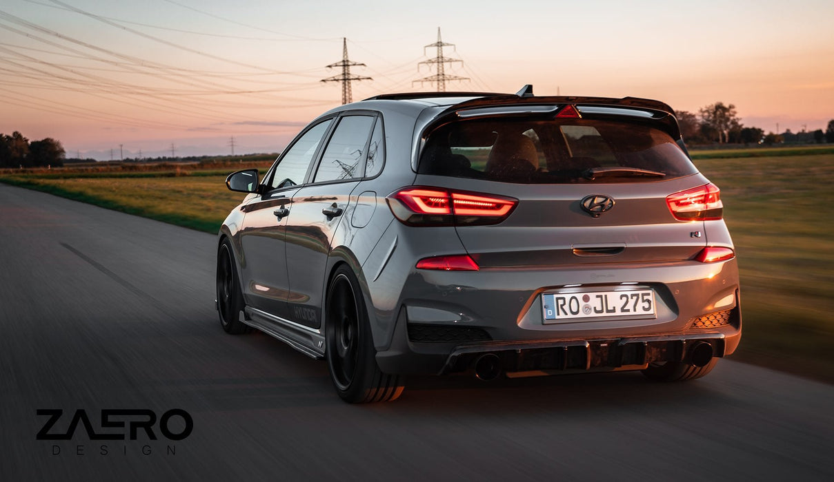 Zaero Design - EVO-1 Rear Diffuser for Hyundai i30N Hatch 2018-2020