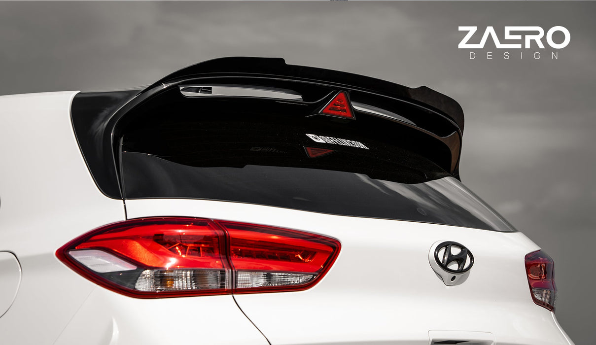 Zaero Design - EVO-1 Rear Spoiler Extension for Hyundai i30N Hatchback 2018+