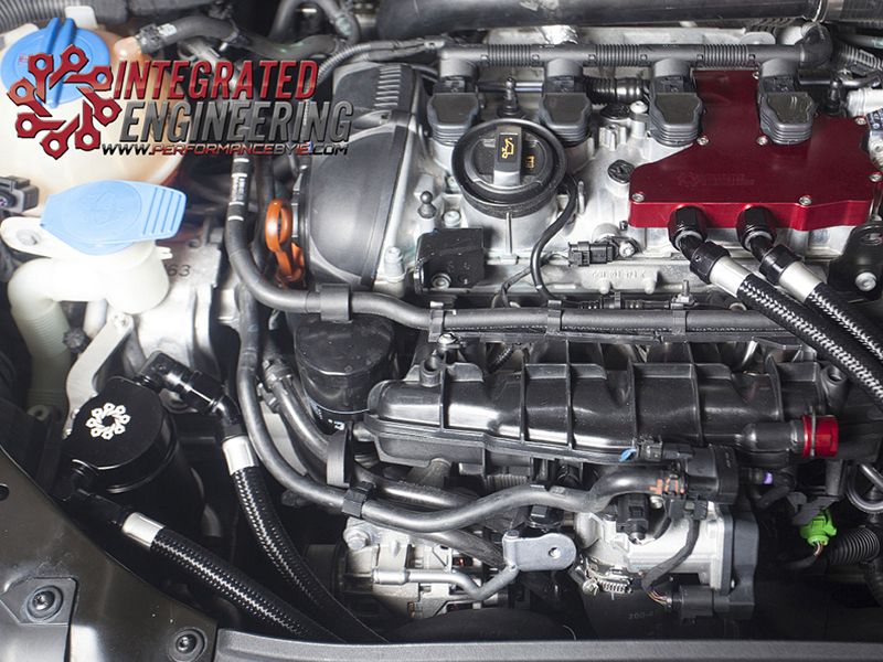 Integrated Engineering Recirculating Catch Can Kit (MK6 GTI 2.0T TSI)