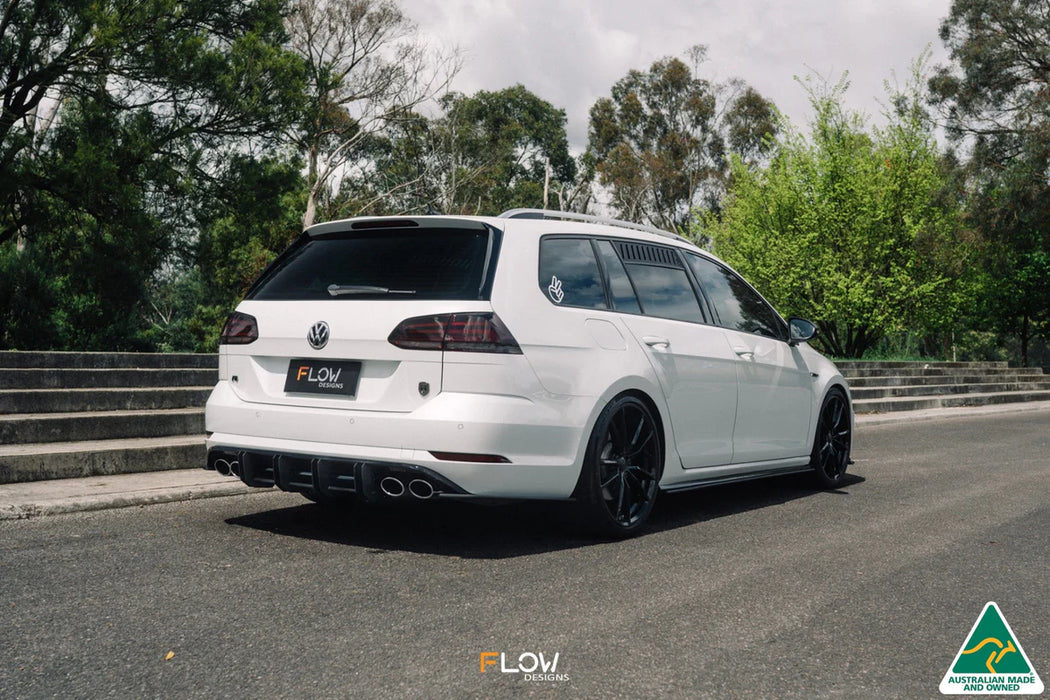 Flow Design MK7.5 Golf R Wagon Side Skirt Splitters (Pair)