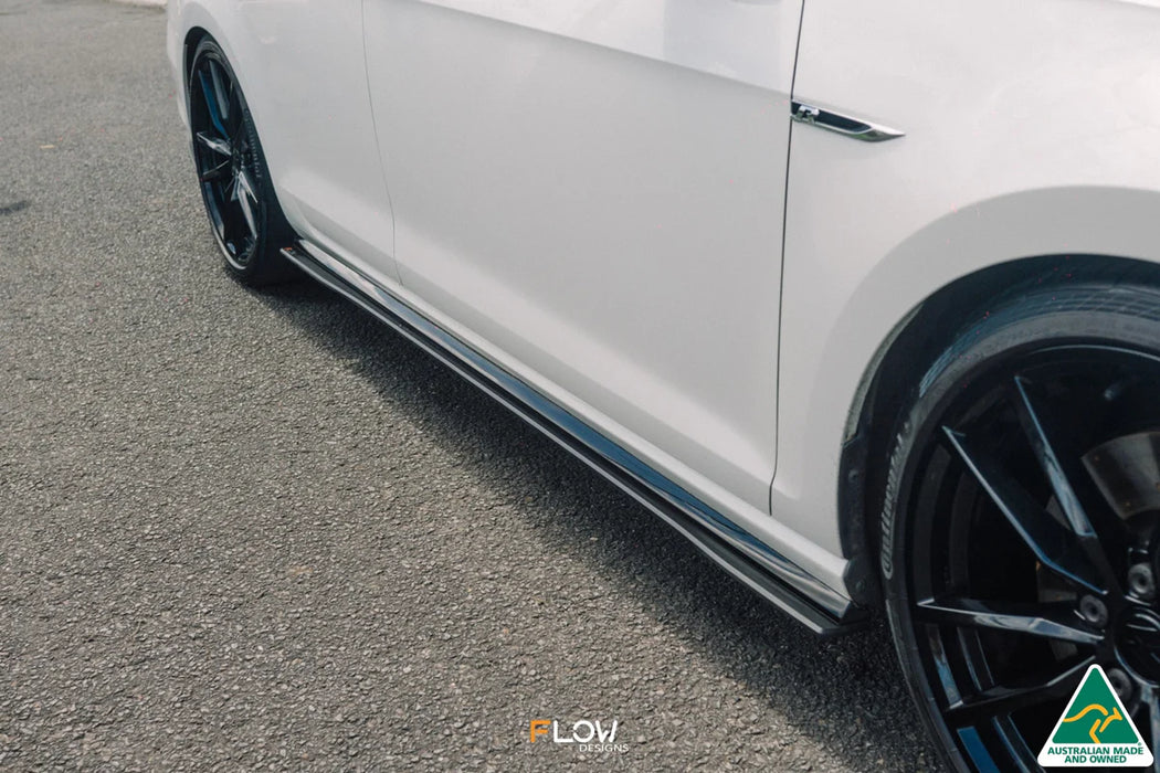 Flow Design MK7.5 Golf R Wagon Side Skirt Splitters (Pair)