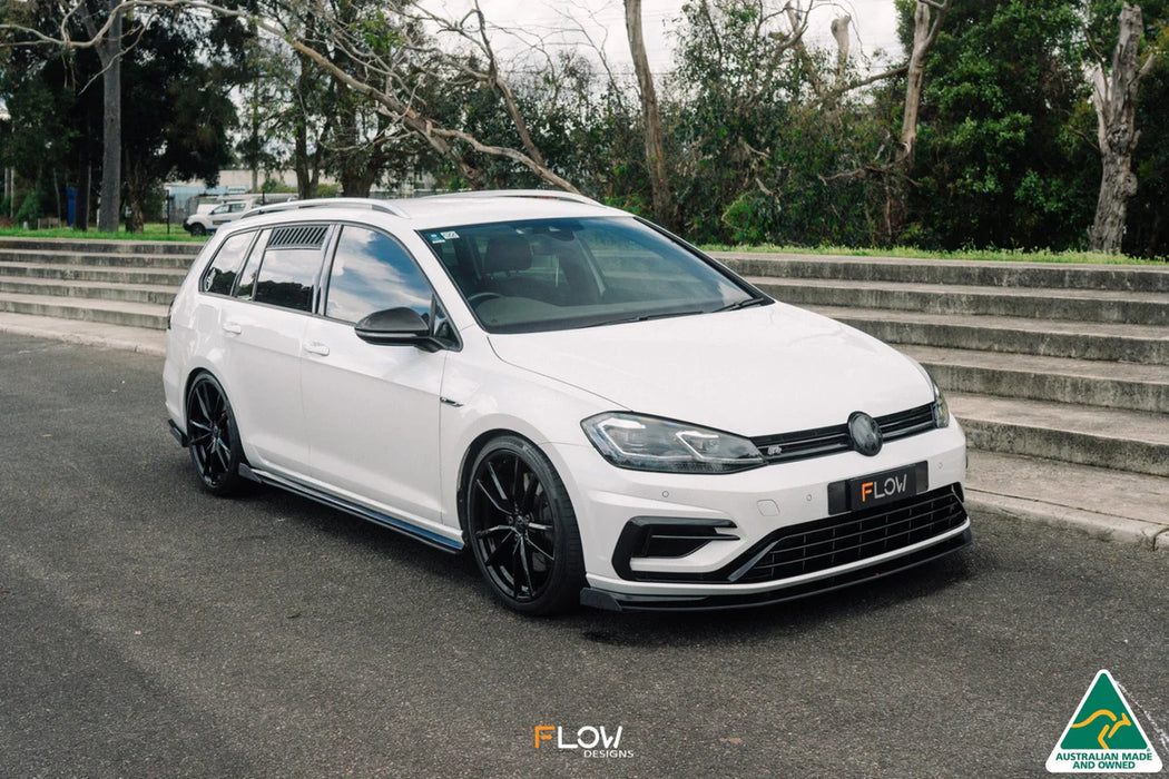 Flow Design MK7.5 Golf R Wagon Front Lip Splitter