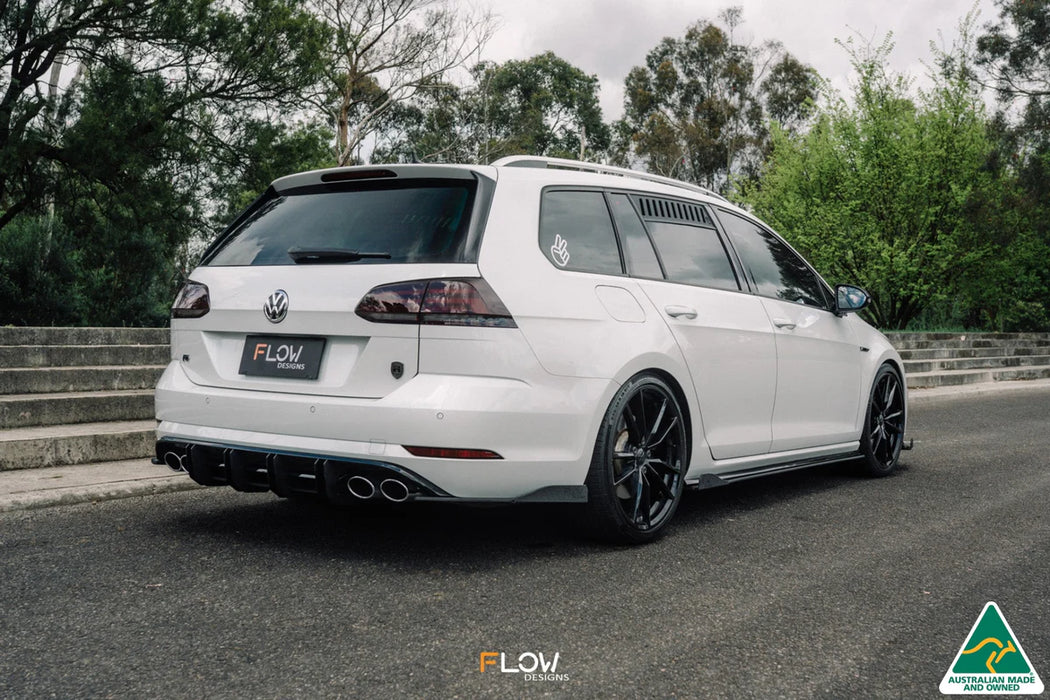 Flow Design MK7.5 Golf R Wagon Flow-Lock Rear Diffuser