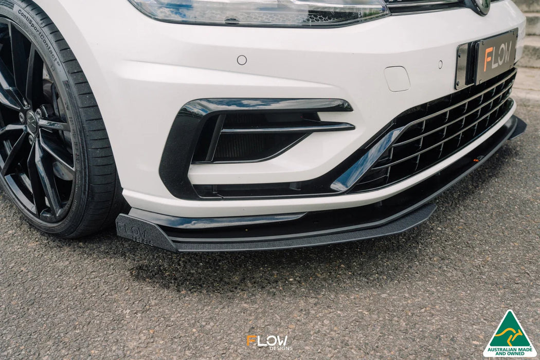 Flow Design MK7.5 Golf R Wagon Front Lip Splitter