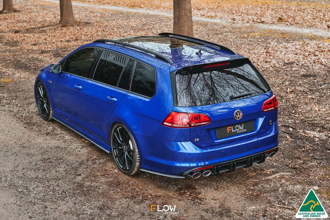 Flow Design MK7 Golf R Wagon Rear Spats V3 (Pair)