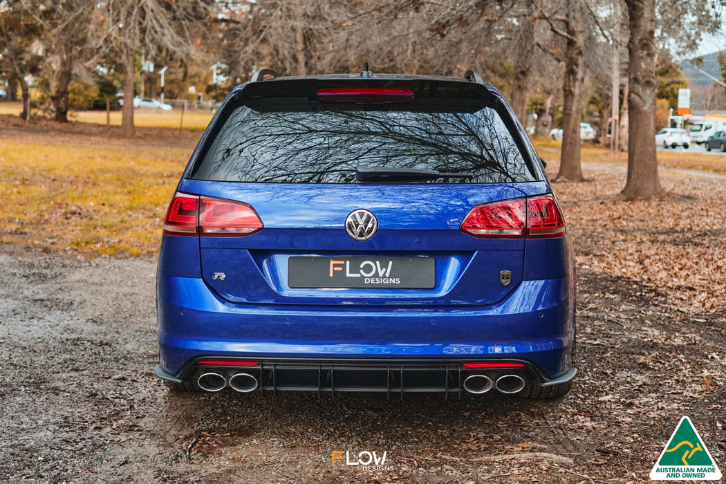 Flow Design MK7 Golf R Wagon Flow-Lock Rear Diffuser