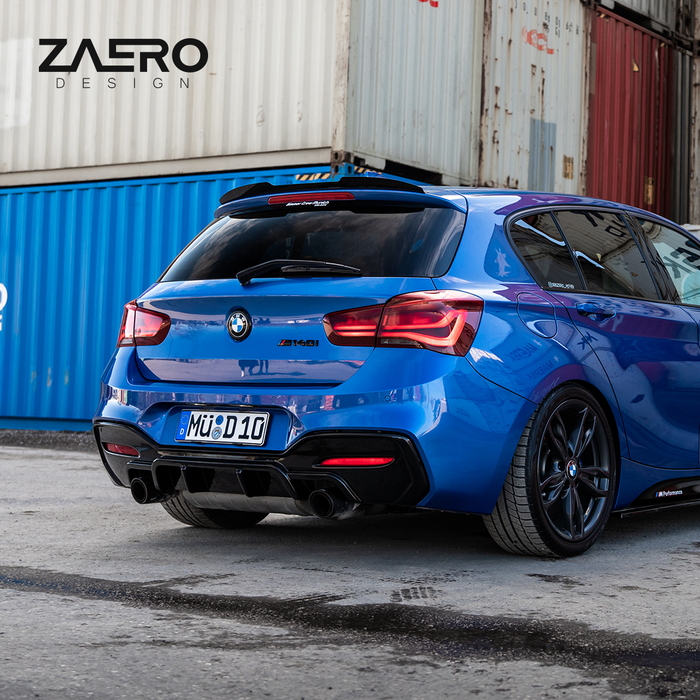 Zaero Design - EVO-1 Diffuser for BMW 1 Series F20 LCI (Dual Exit) 2016-2019