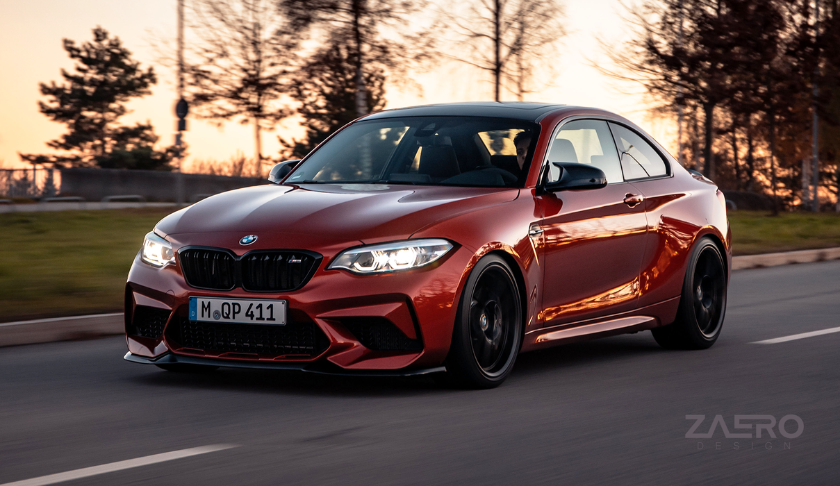 Zaero Design - EVO-S Front Lip/Splitter for BMW M2 F87 (LCI) 2018+