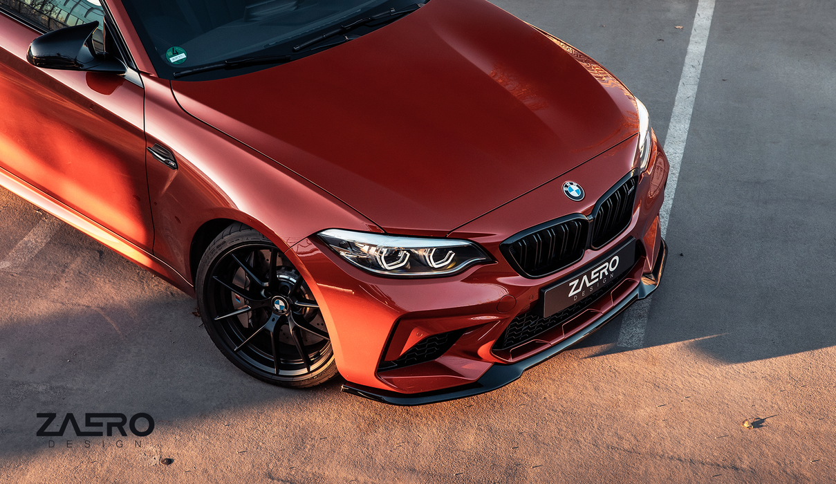 Zaero Design - EVO-S Front Lip/Splitter for BMW M2 F87 (LCI) 2018+