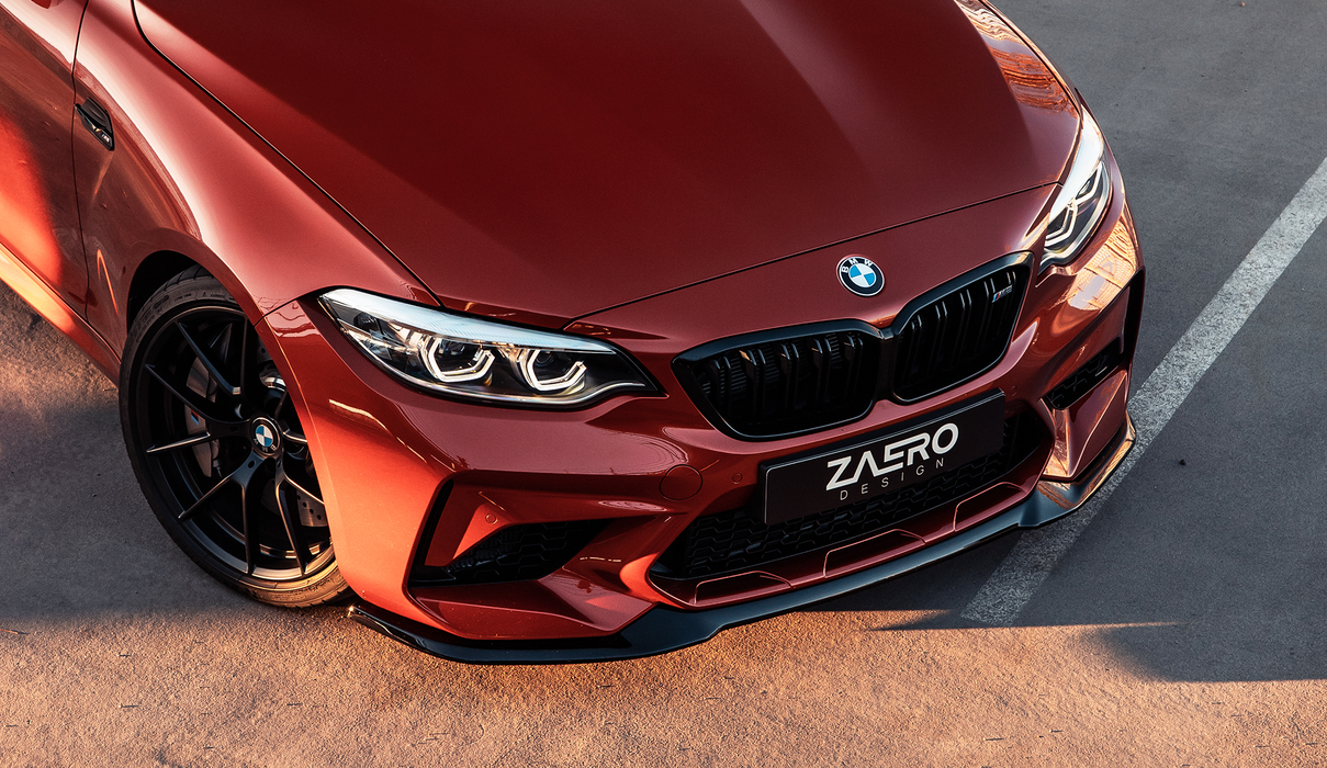 Zaero Design - EVO-S Front Lip/Splitter for BMW M2 F87 (LCI) 2018+