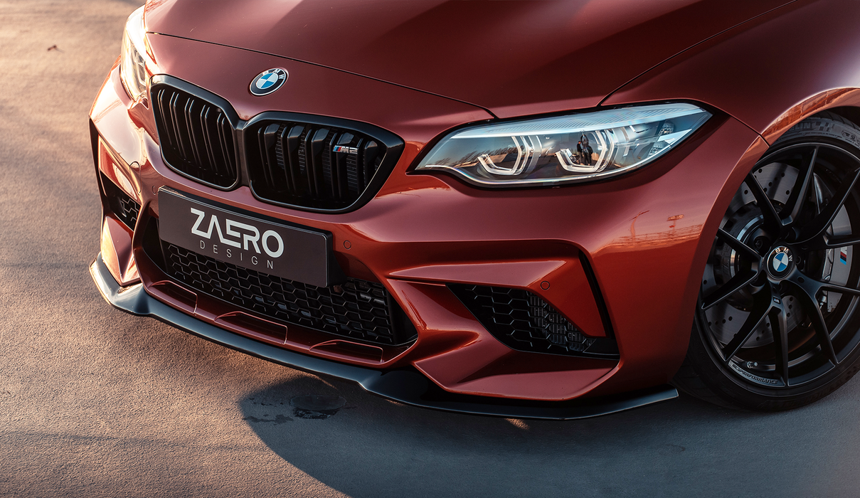 Zaero Design - EVO-S Front Lip/Splitter for BMW M2 F87 (LCI) 2018+