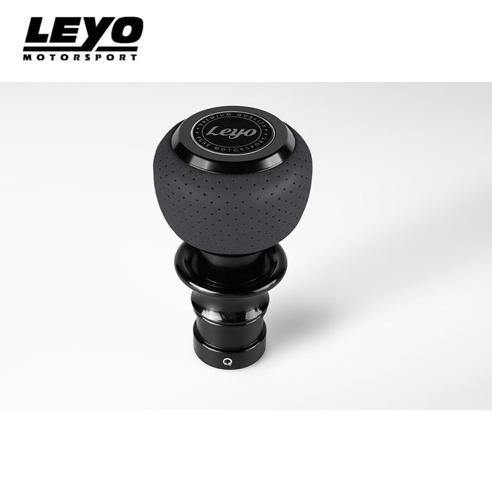 LEYO - Navy Blue Nappa/Black Anodized DSG Shift Knob (VAG)