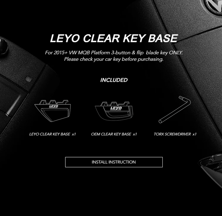 Leyo Clear Key Base (2 Styles Included)