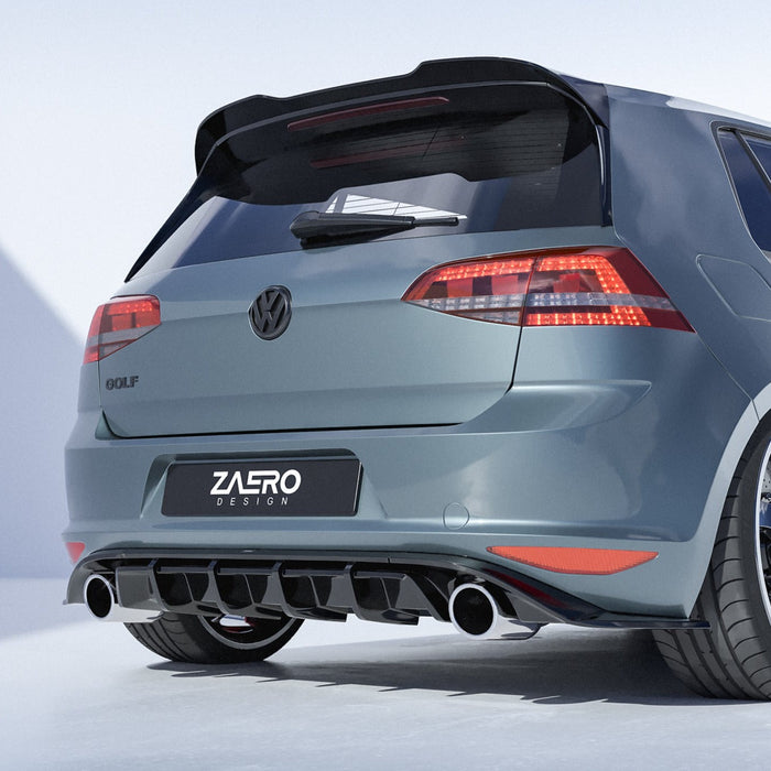 Zaero Design - EVO-1 Rear Diffuser for Volkswagen Golf GTI MK7 2013-2017