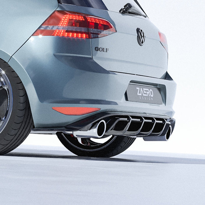 Zaero Design - EVO-1 Rear Diffuser for Volkswagen Golf GTI MK7 2013-2017