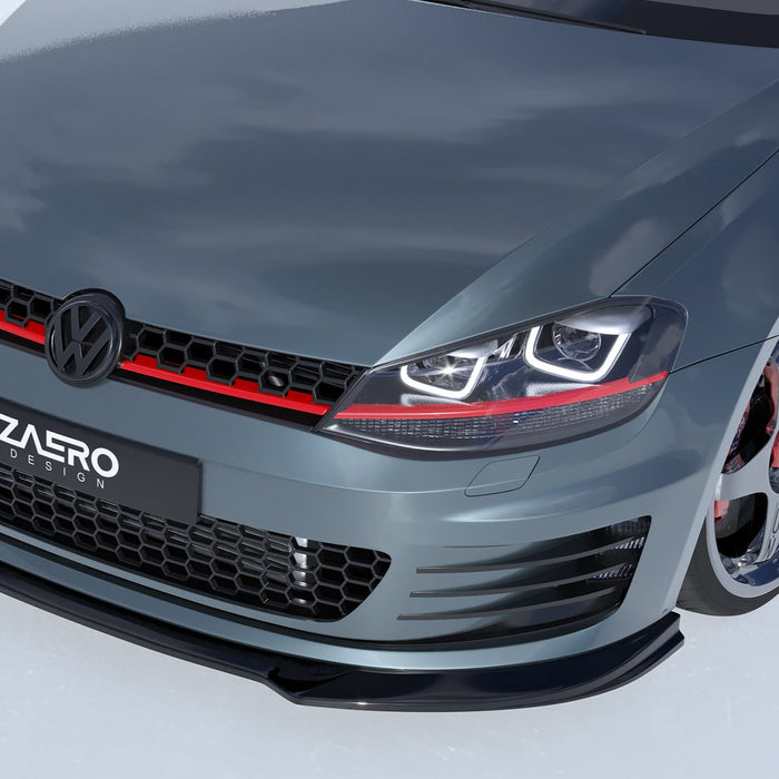 Zaero Designs - EVO-1 Front Lip/Splitter for Volkswagen Golf GTI MK7 2013-2017