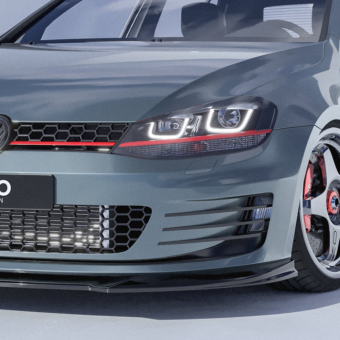 Zaero Designs - EVO-1 Front Lip/Splitter for Volkswagen Golf GTI MK7 2013-2017