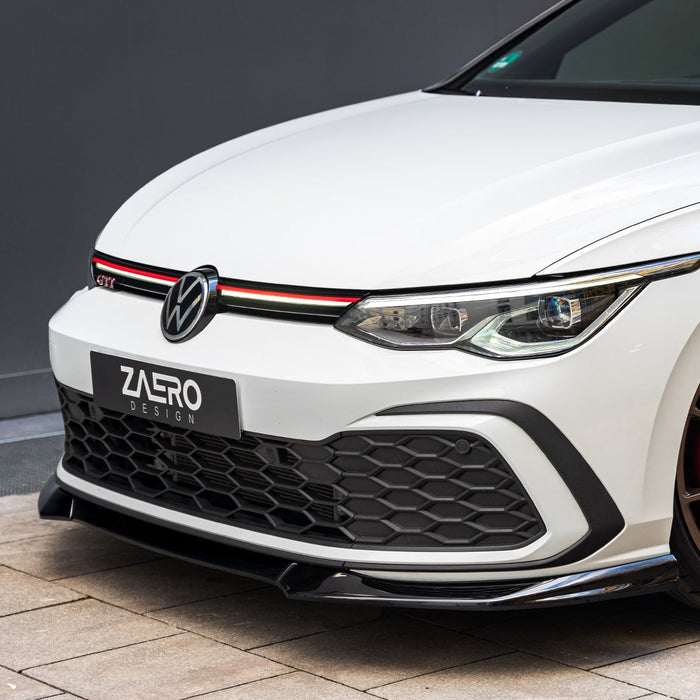 Zaero Designs - EVO-1 Front Lip/Splitter for Volkswagen Golf GTI MK8 2021+