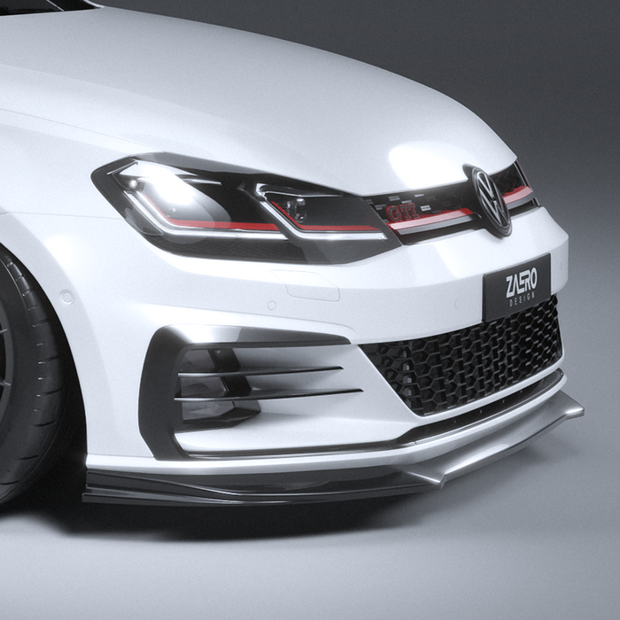 Zaero Designs - EVO-1 Front Lip/Splitter for Volkswagen Golf GTI MK7.5 2018-2021