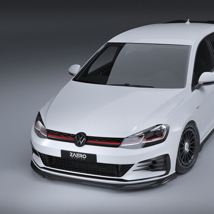 Zaero Designs - EVO-1 Front Lip/Splitter for Volkswagen Golf GTI MK7.5 2018-2021