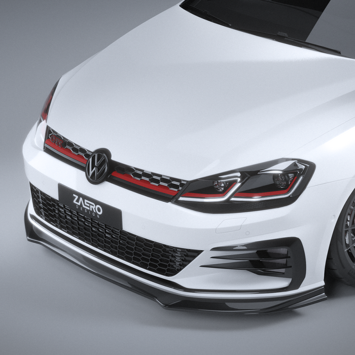 Zaero Designs - EVO-1 Front Lip/Splitter for Volkswagen Golf GTI MK7.5 2018-2021