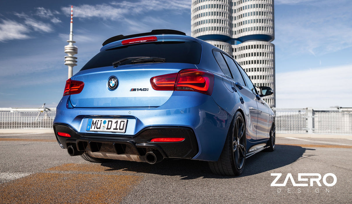 Zaero Design - EVO-1 Rear Spoiler Extension for BMW 1 Series F20 2012-2019