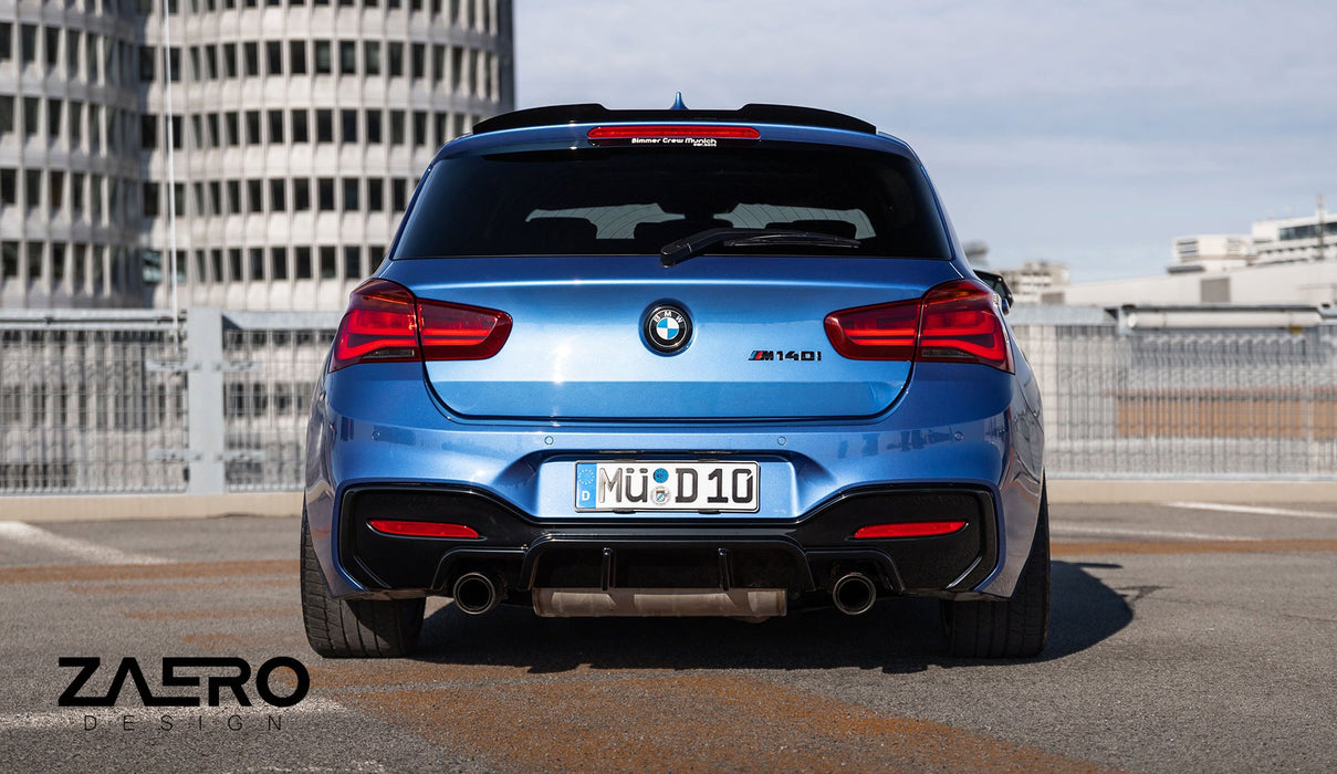 Zaero Design - EVO-1 Rear Spoiler Extension for BMW 1 Series F20 2012-2019