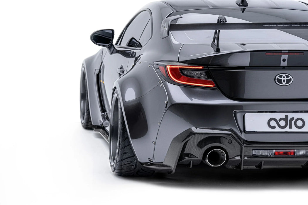 ADRO Toyota GR86 / Subaru BRZ Carbon Fiber Rear Diffuser Winglets 2022+