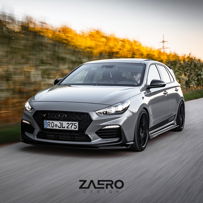 Zaero Design - EVO-1 Front Lip/Splitter for Hyundai i30N Hatch/Fastback 2018-2020