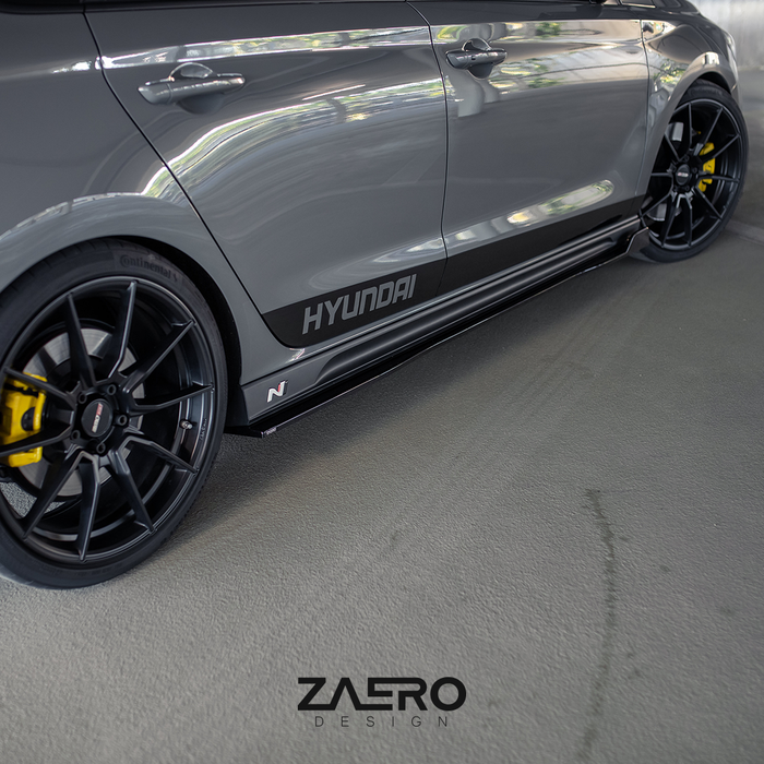 Zaero Design - EVO-1 Side Splitter/Skirts for Hyundai i30N Hatch/Fastback 2018+