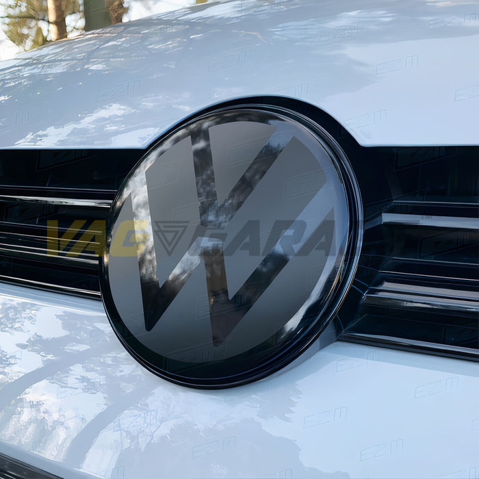 VW Gloss/Matte Black Overlay Badge Set MK7/7.5 GTI/R (ACC Radar)