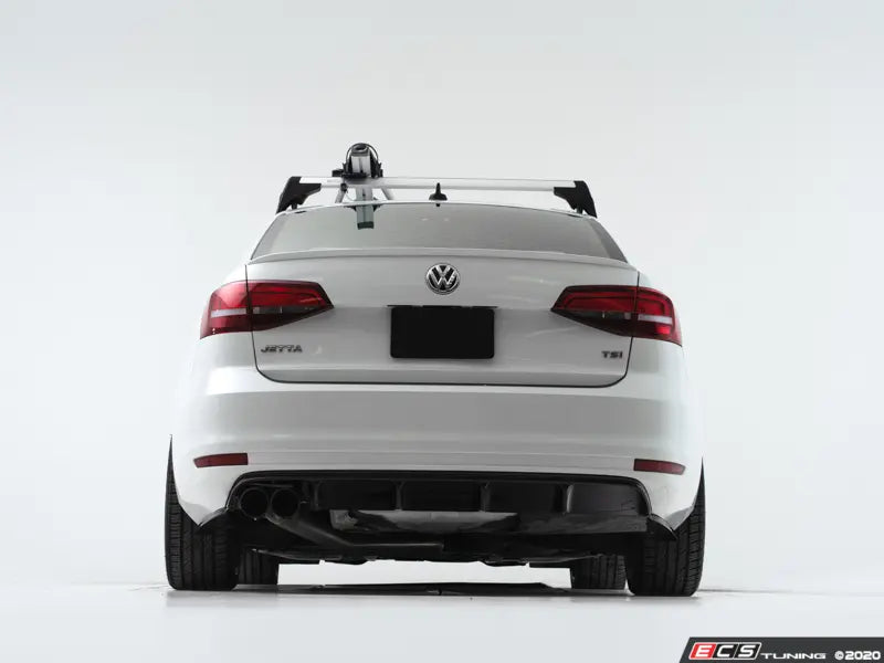 MK6 Jetta Facelift Rear Diffuser - With Side Spats - Gloss Black