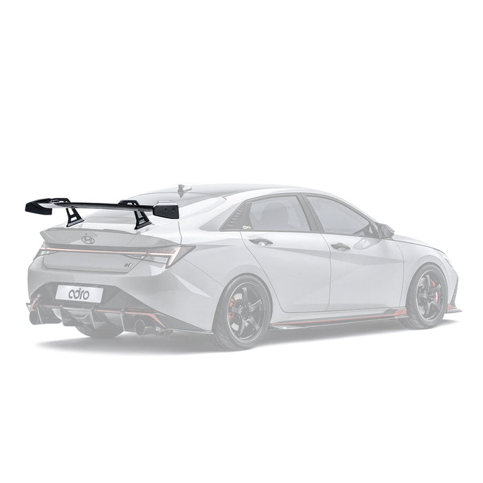 ADRO Hyundai i30 Sedan / Elantra N AT-R1 Swan Neck GT Wing 2021+