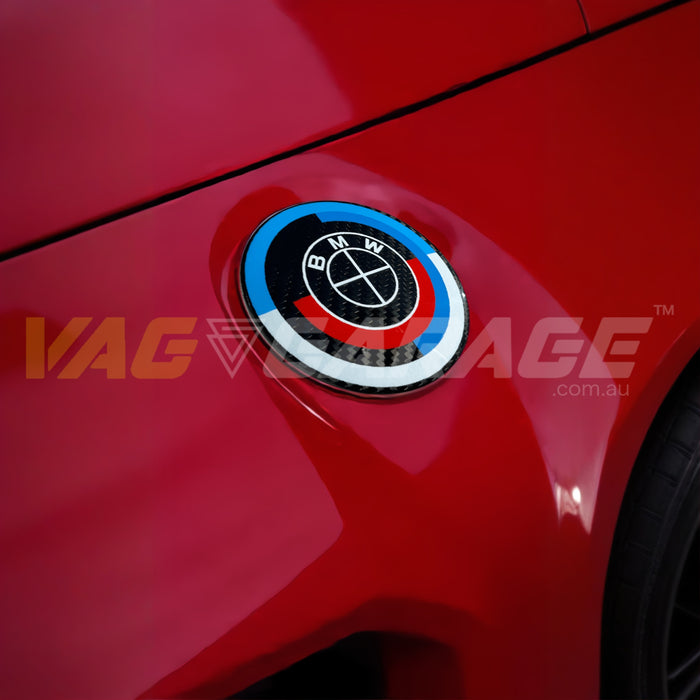 BMW M Series Carbon Fibre 50th Year Anniversary Badge