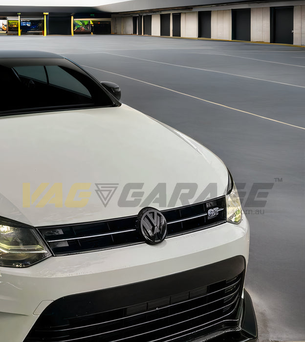 VW Gloss Black Badge Set Polo MK5 6C TSI/GTI 2014 - 17 (Clip on)