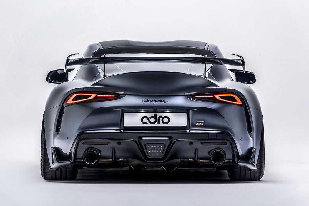 ADRO Toyota GR Supra A90 Carbon Fiber AT-R2 Swan Neck Wing 2019+