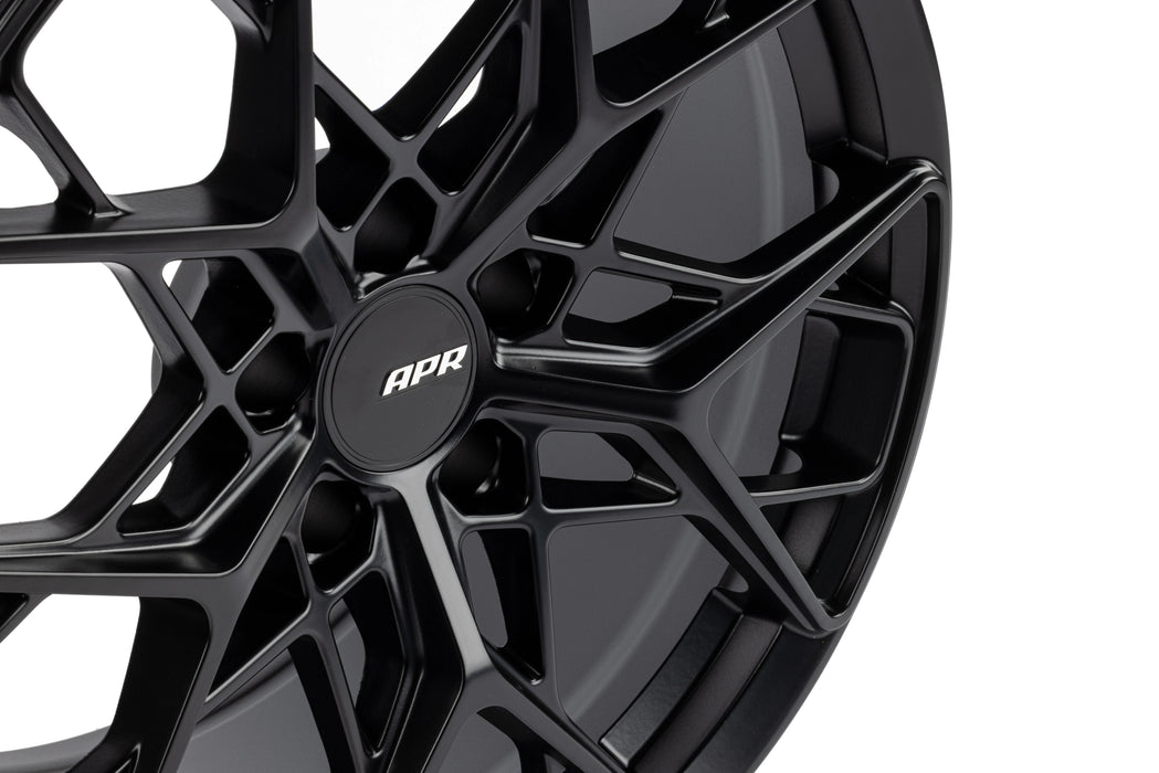 APR A02 Flow Formed Wheels (Satin Black) - Set of 4