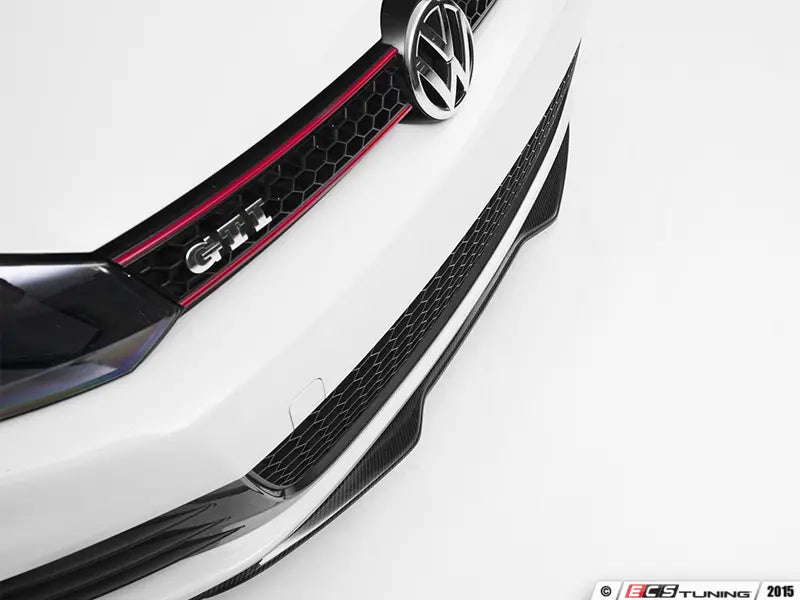 MK6 GTI OE Front Lip V2 - Carbon Fibre