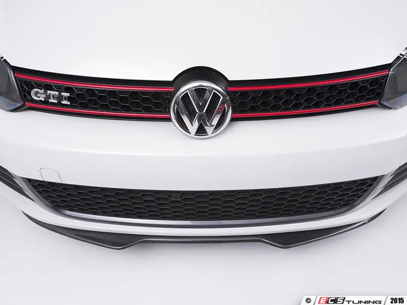 MK6 GTI OE Front Lip V2 - Carbon Fibre