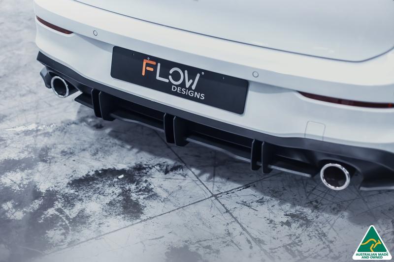 Flow Design VW MK8 Golf GTI Flow-Lock Rear Diffuser - VAG Garage Australia PTY LTD