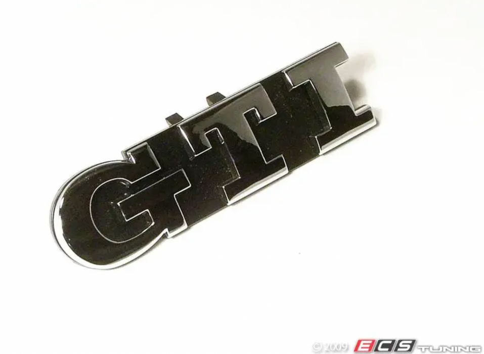 Genuine Front "GTI" Emblem MK5/6 - Chrome 1K6 853 679 D FXC