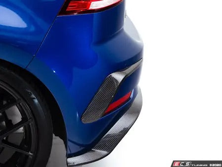 MK7.5 GTI Rear Bumper Grille Flare Set - Carbon Fibre